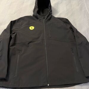 Xersion Men's Black Hooded Jacket Size XXlarge